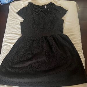 Kensie black brocade dress
